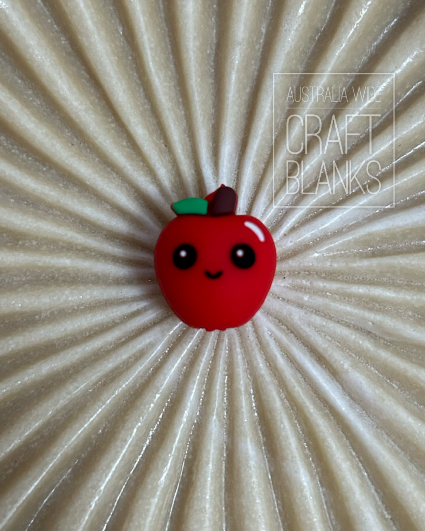 ABC Apple - Silicone Bead- #176