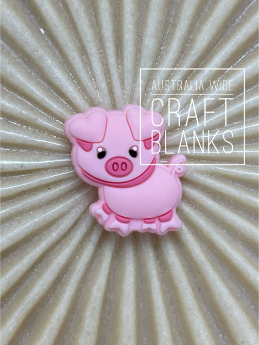 Pig - Silicone Bead - #25