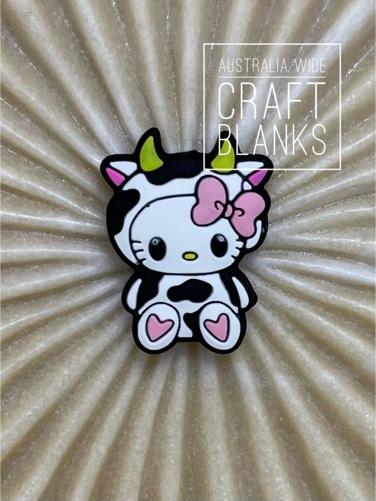 Kitty Cow - Silicone Bead - #119