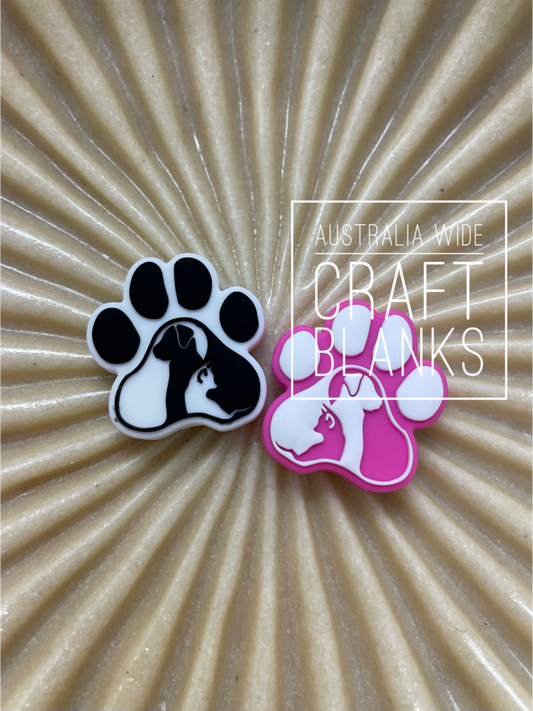 Pet Paws - Silicone Bead - #71