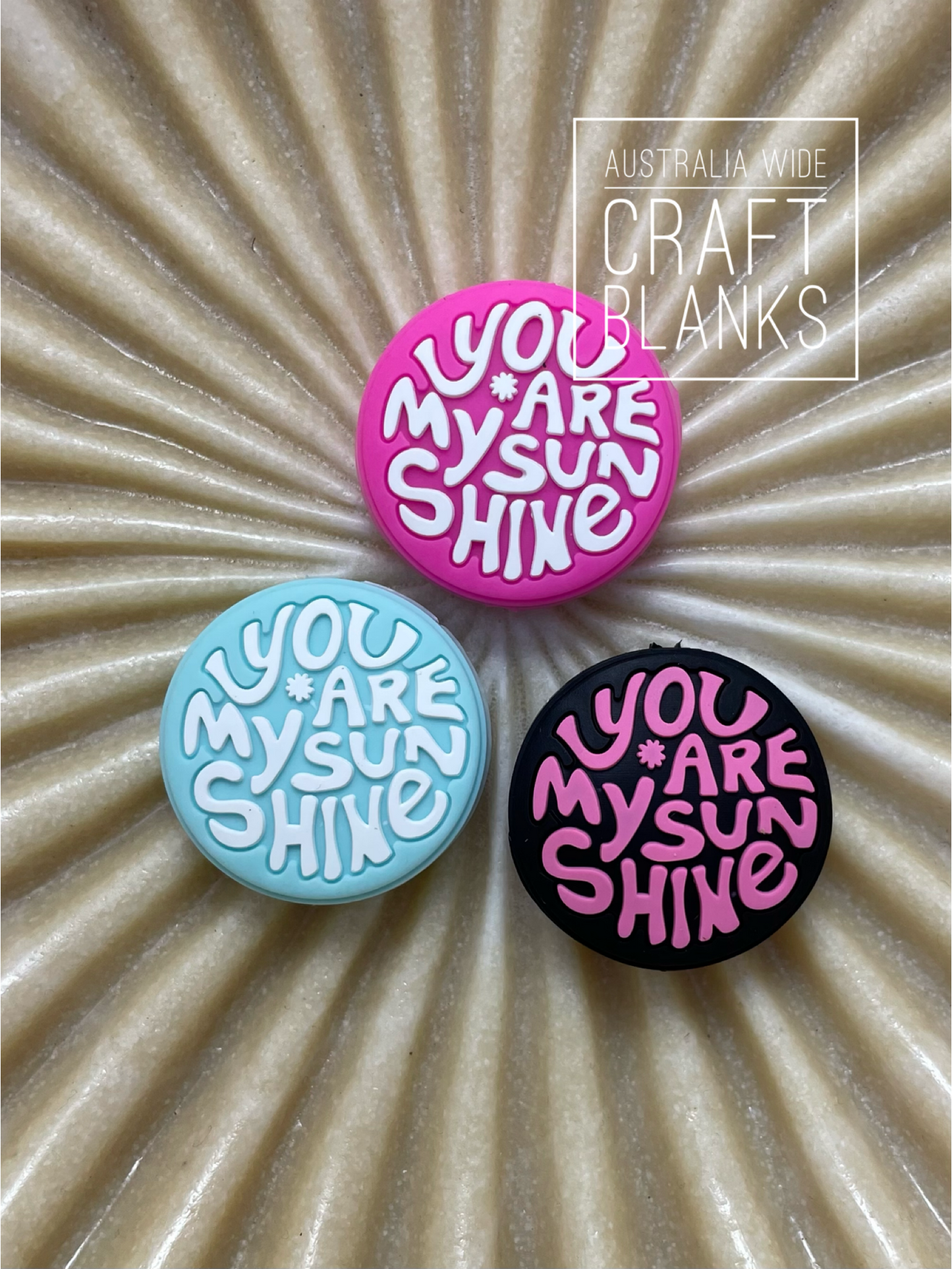 You are my sunshine - Silicone Bead - #141