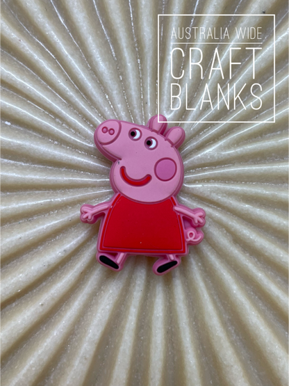 Peppa Pig - Silicone Bead - #117