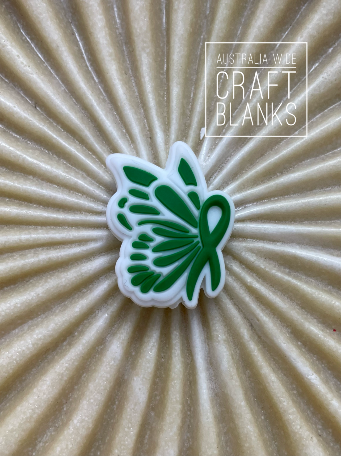 Mental Health Butterfly - Silicone Bead - #61