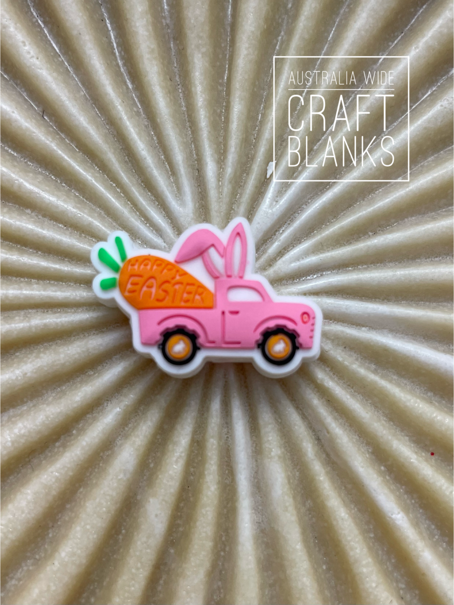 Easter Car - Silicone Bead - #113