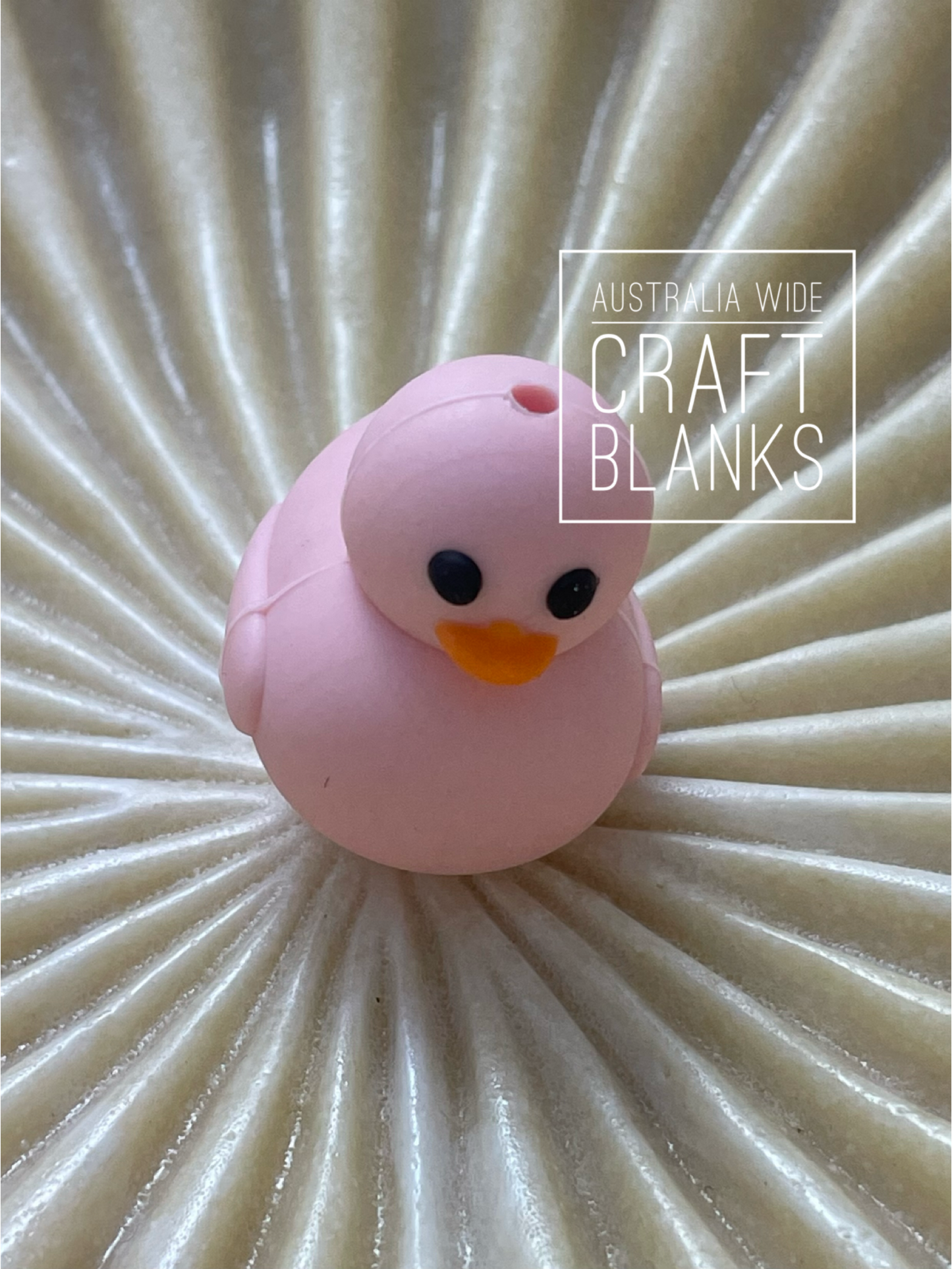 Rubber Duckie - Silicone Bead - #187