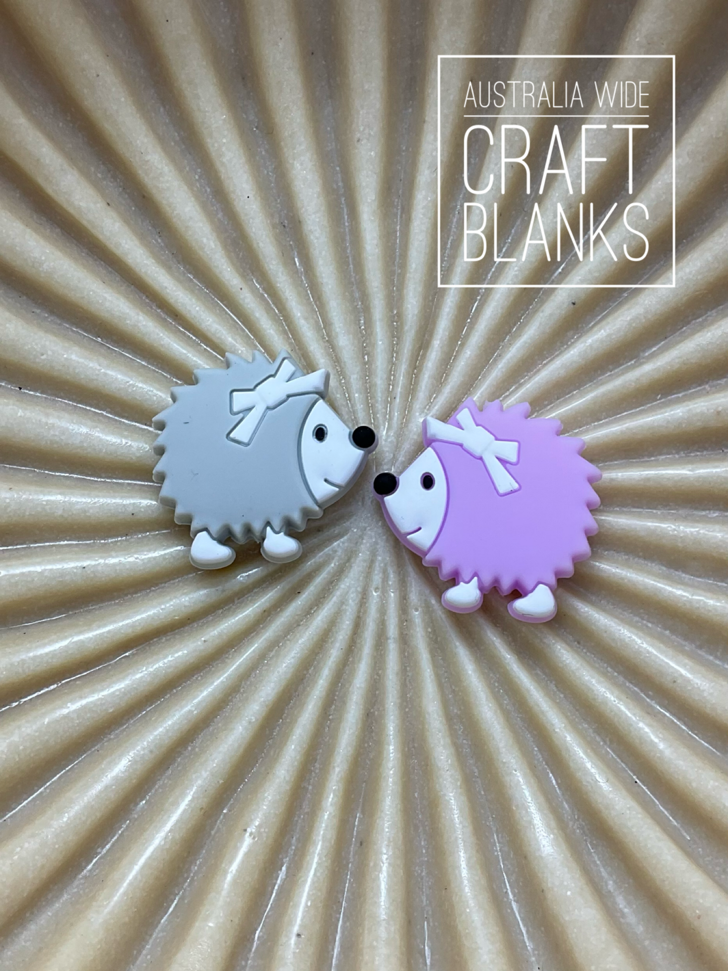 Hedgehog - Silicone Bead - SALE - #33