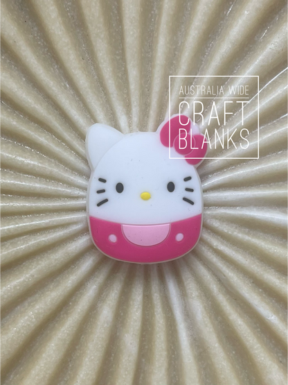 Kitty Squishmellow  - Silicone Bead - #105