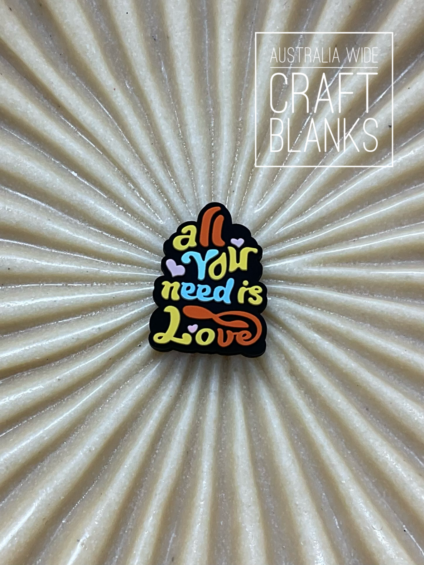 All you need is Love - Silicone Bead - #91