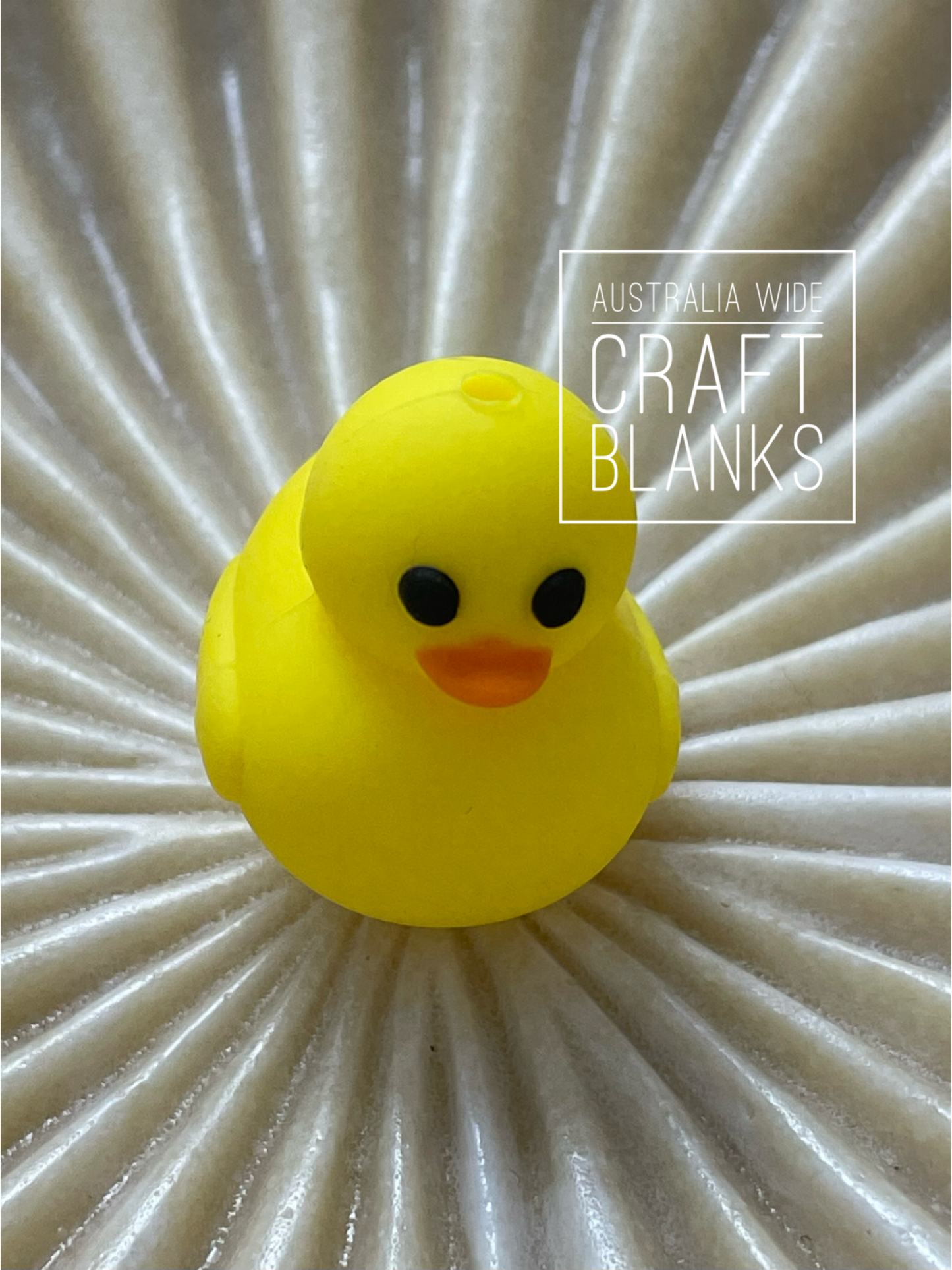 Rubber Duckie - Silicone Bead - #187