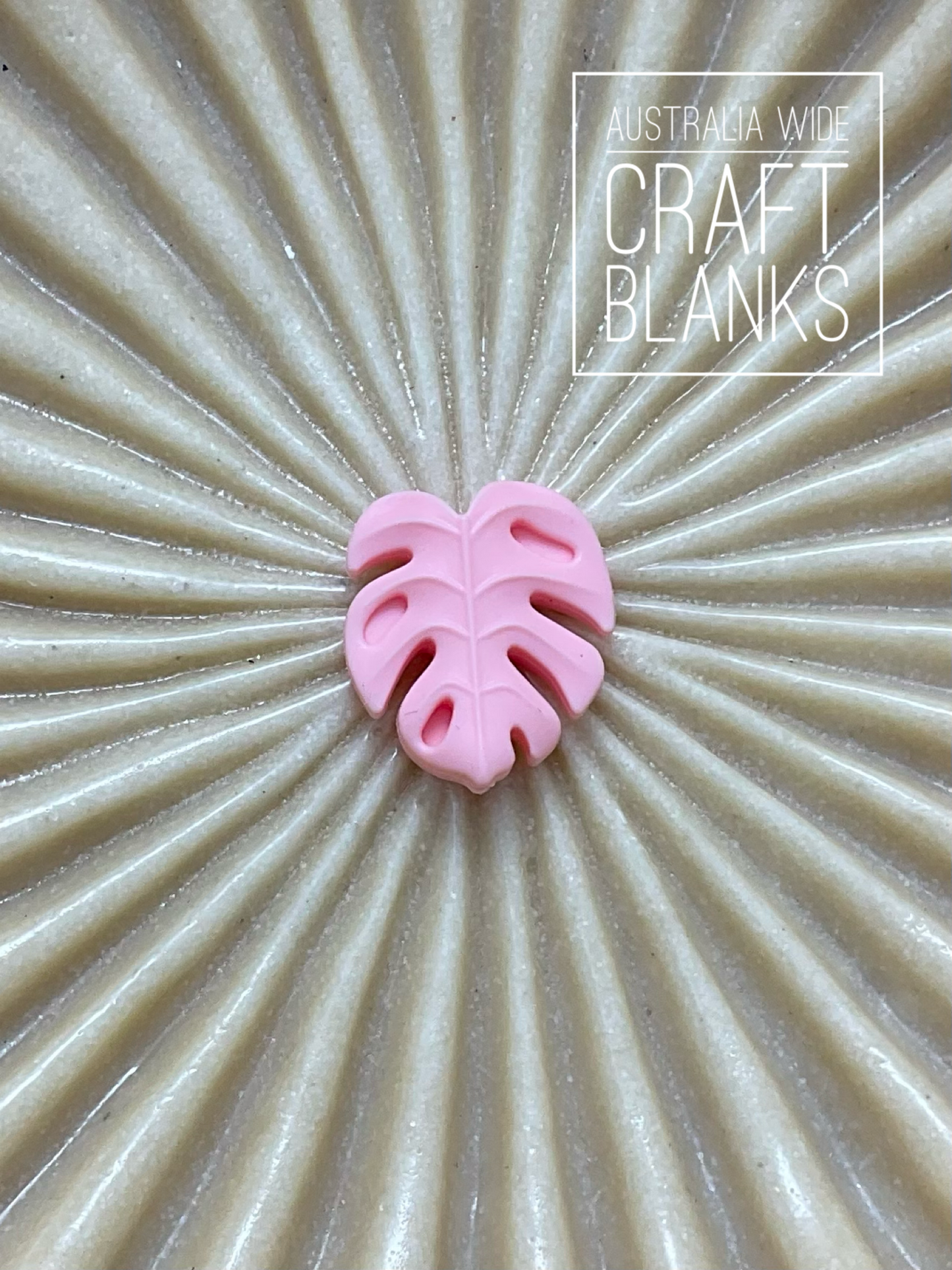 Monstera Leaf - Silicone Bead  - SALE - #39