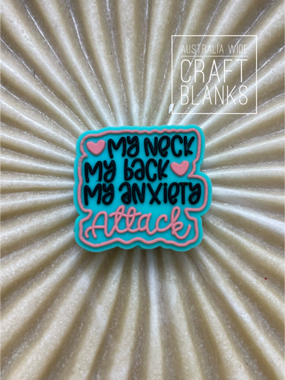 My neck, my back - Silicone Bead - #139