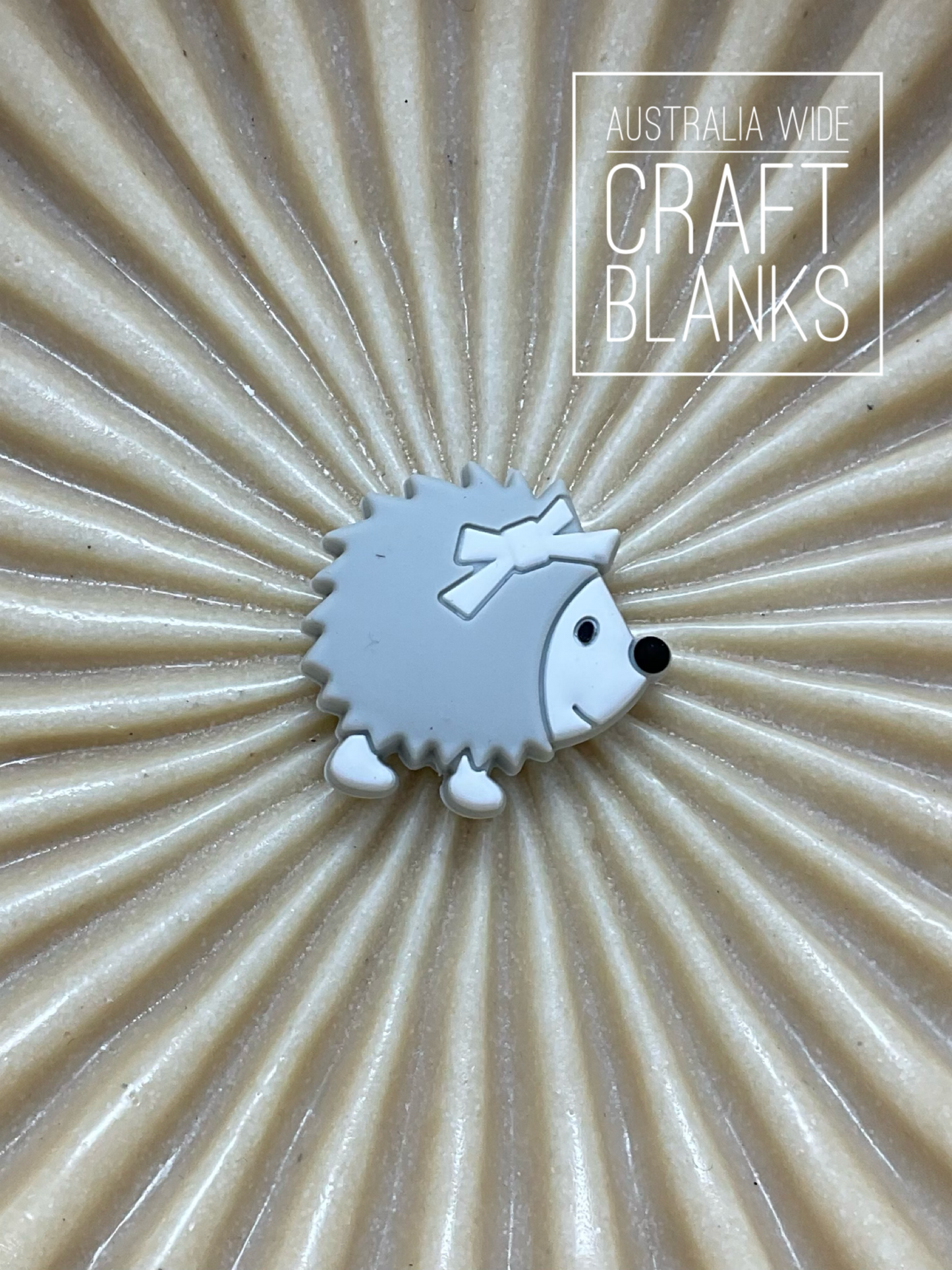 Hedgehog - Silicone Bead - SALE - #33