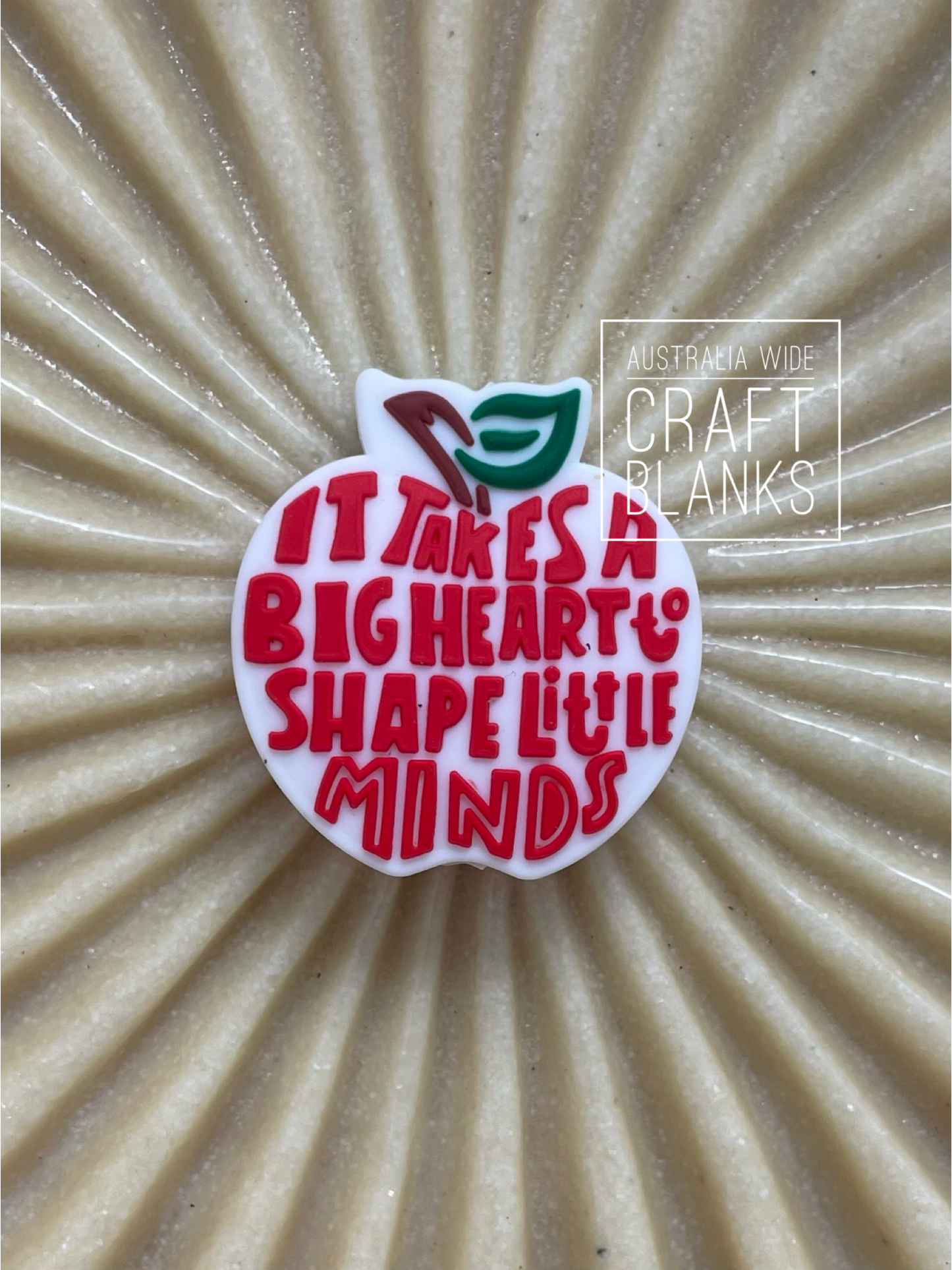 A Big Heart - Silicone Bead - #224