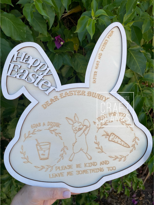 Easter Bunny Snack Tray