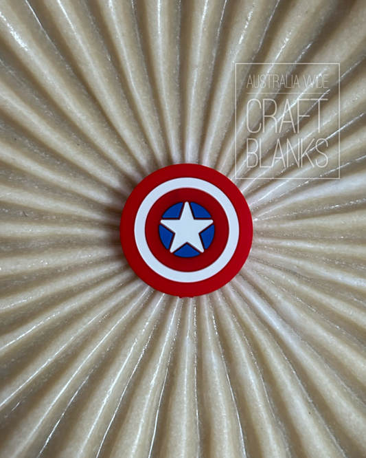 Capt. America- Silicone Bead- #181