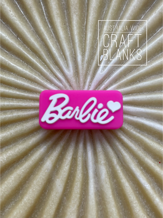 Barbie Rect - Silicone Bead - #50