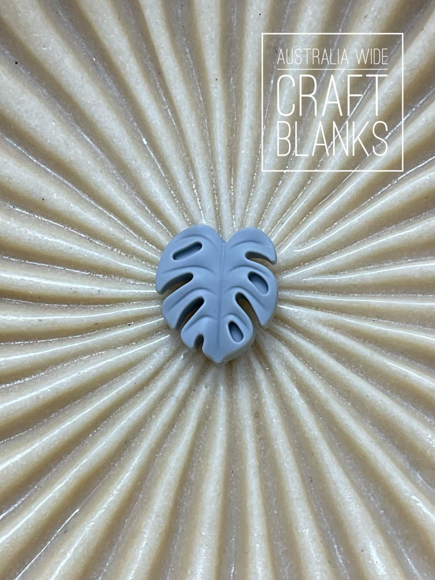 Monstera Leaf - Silicone Bead  - SALE - #39