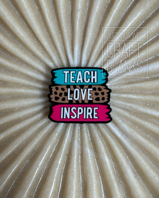 Teach <3 Inspire - Silicone Bead- #147