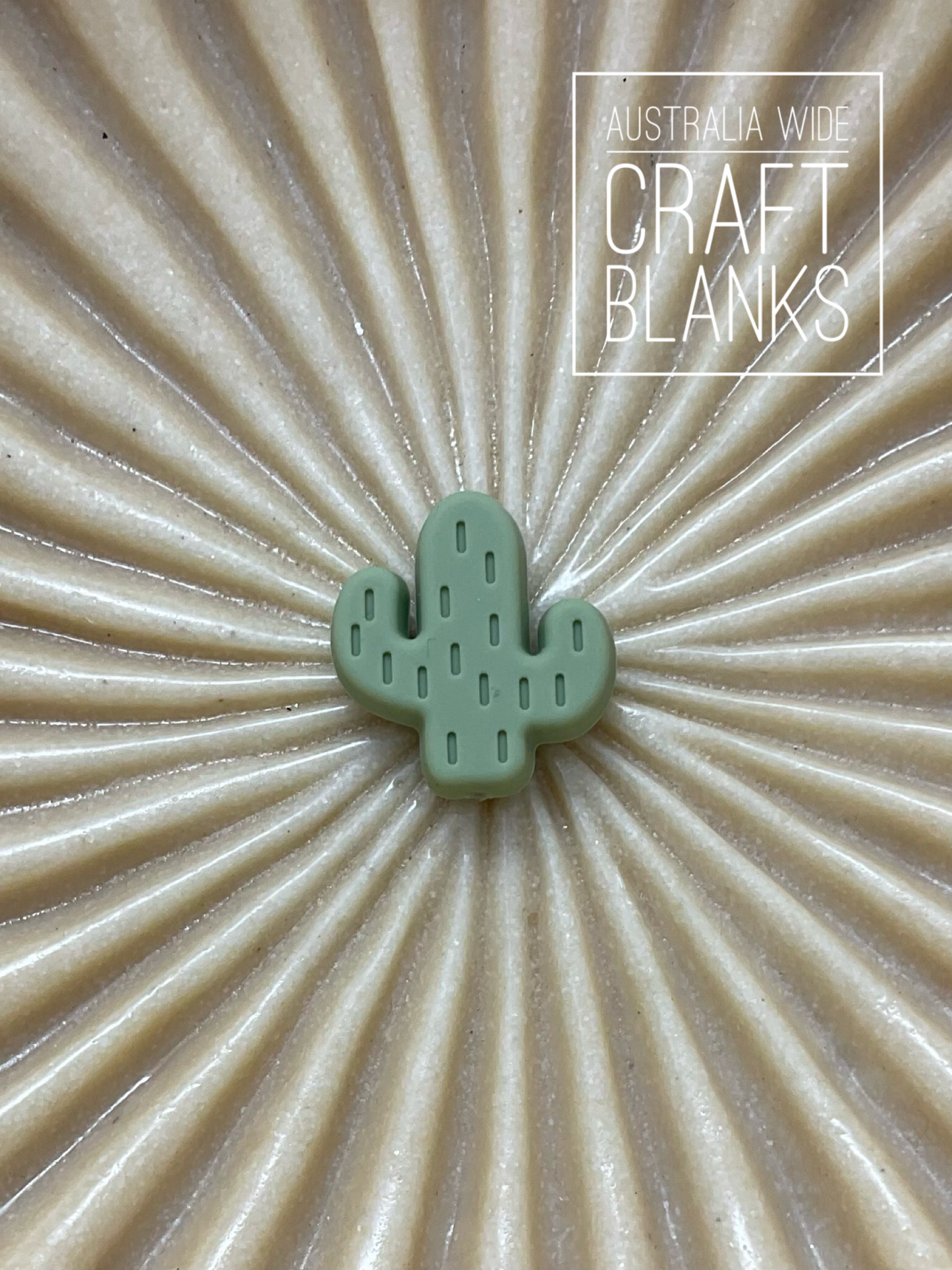 Cactus - Silicone Bead - SALE  - #38