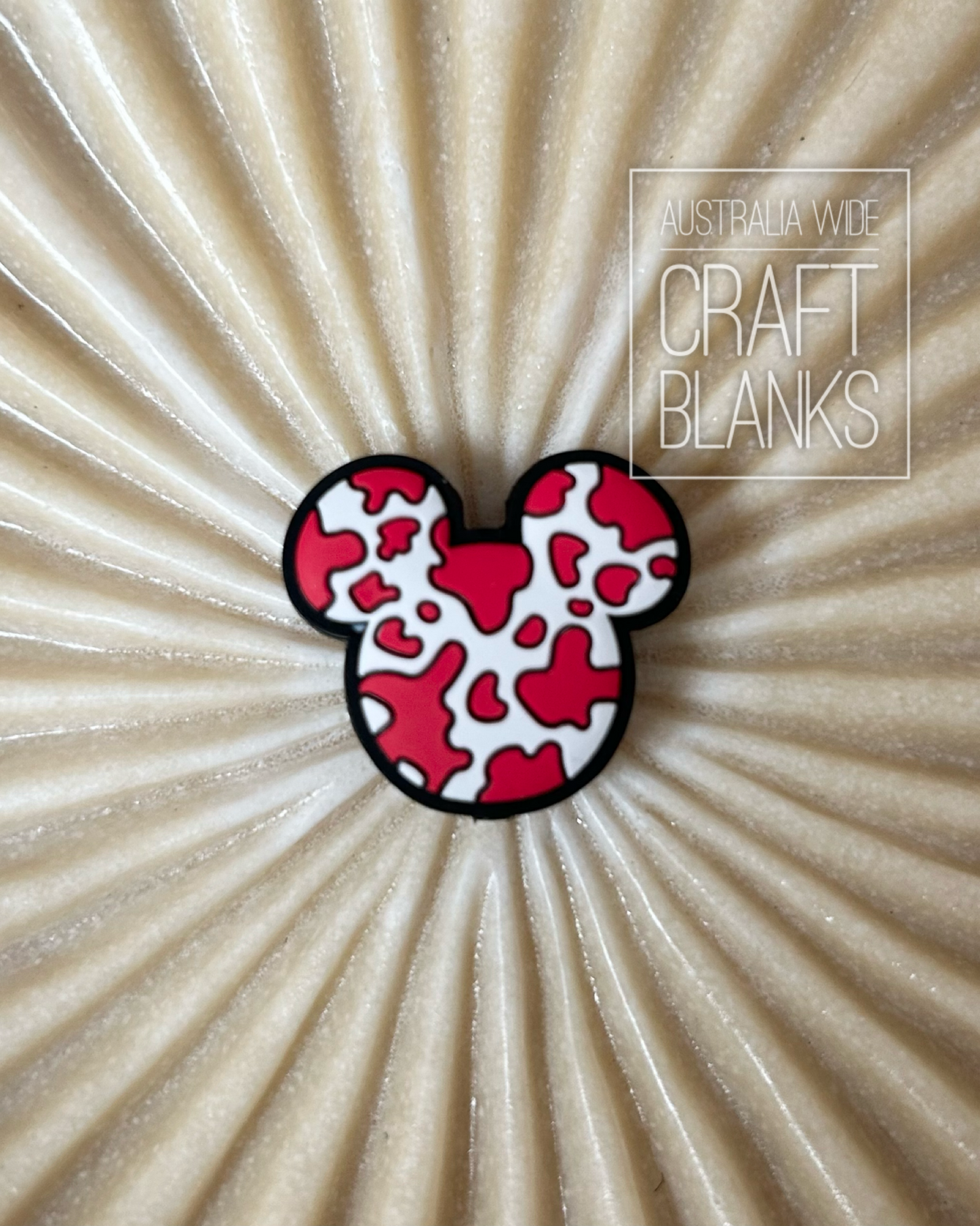 Mickey Cow - Silicone Bead - #193