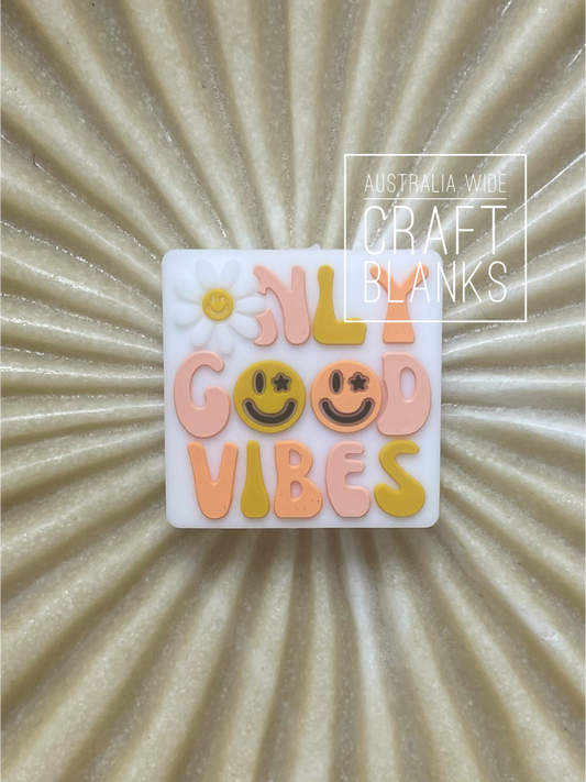 Only good vibes - Silicone Bead - #104