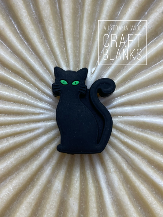 Black Cat - Silicone Bead - #68