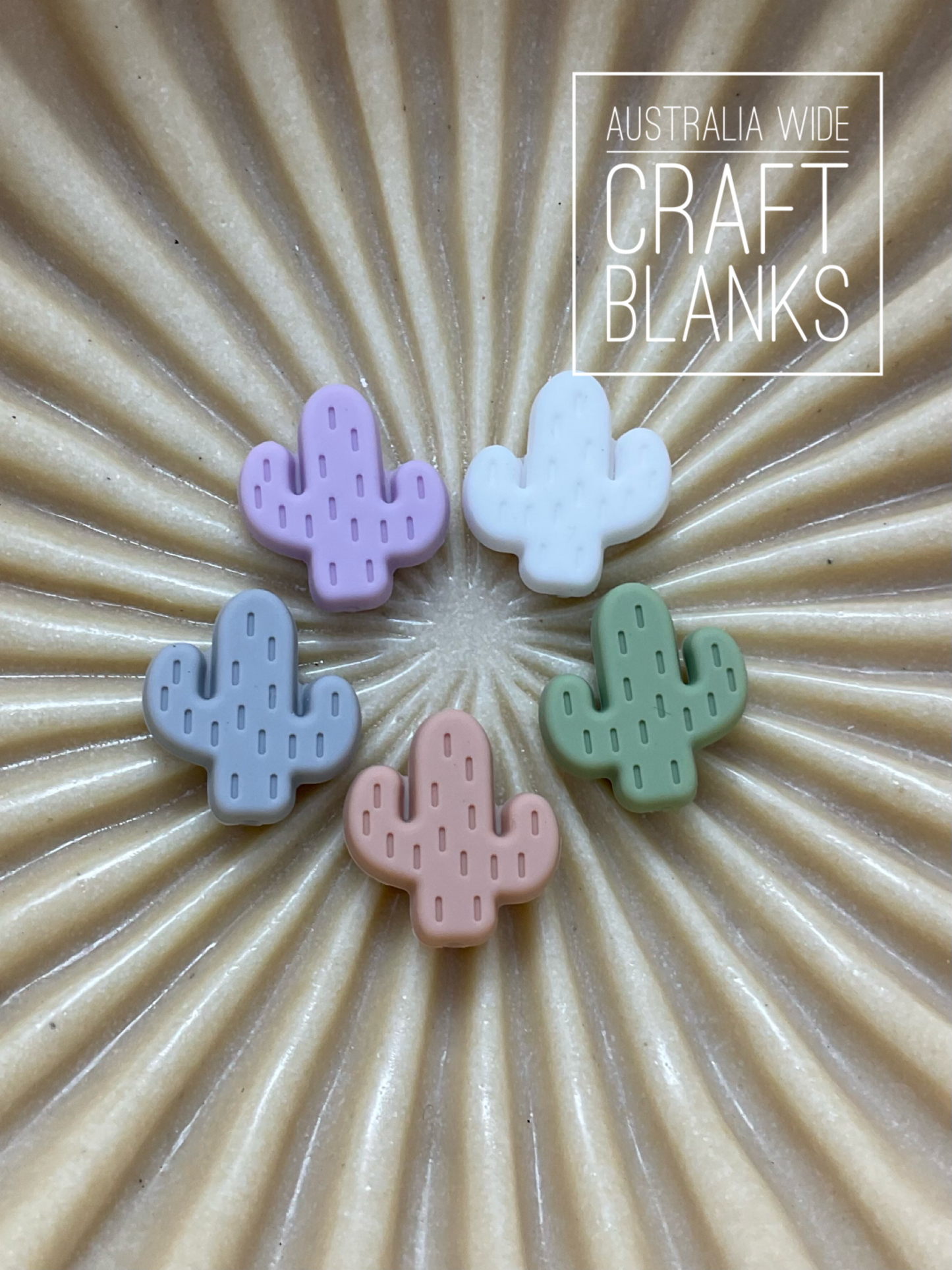 Cactus - Silicone Bead - SALE  - #38