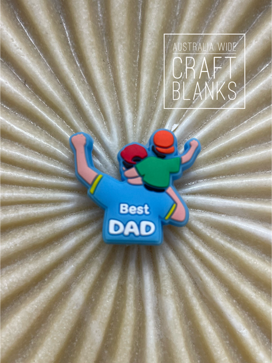 Best Dad -  Silicone Bead - #93