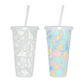 Bunny Colour Change Cup with straw charm