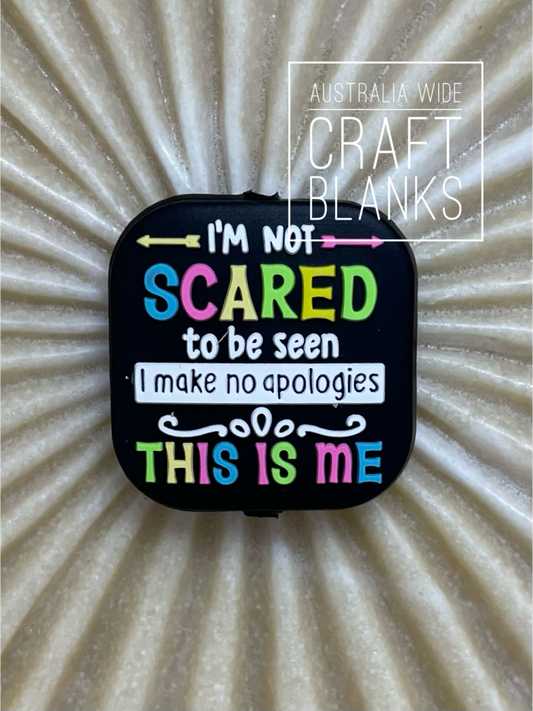 I’m Not Scared- Silicone Bead - #19