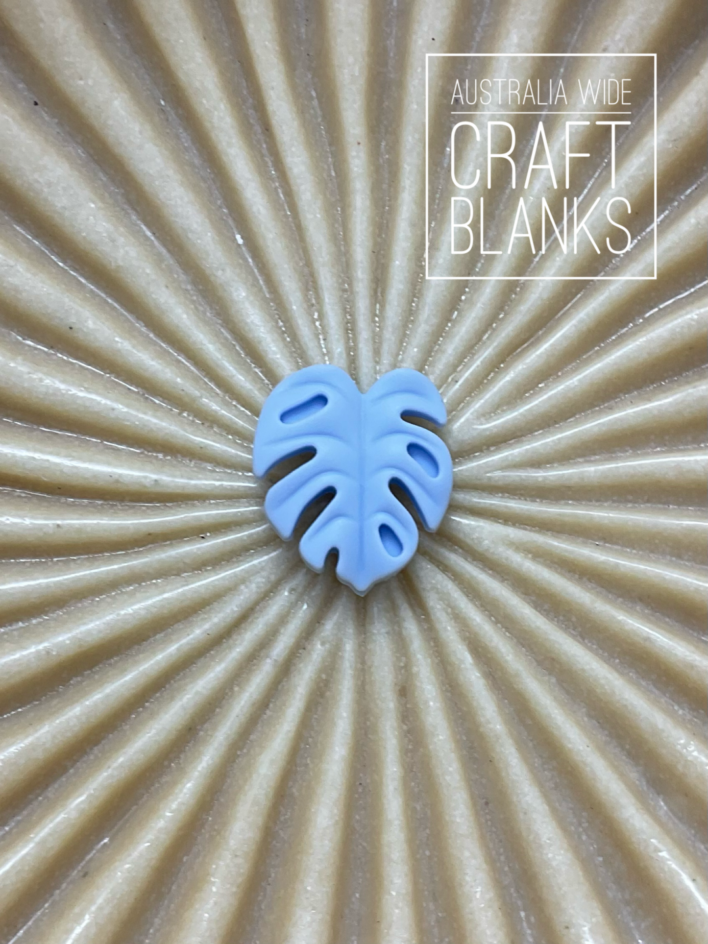 Monstera Leaf - Silicone Bead  - SALE - #39