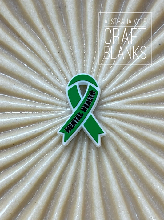 Mental Health Ribbon - Silicone Bead - #61