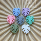 Monstera Leaf - Silicone Bead  - SALE - #39