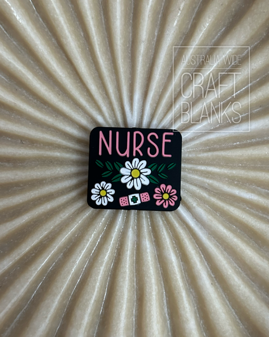 Nurse Flowers- Silicone Bead- #175