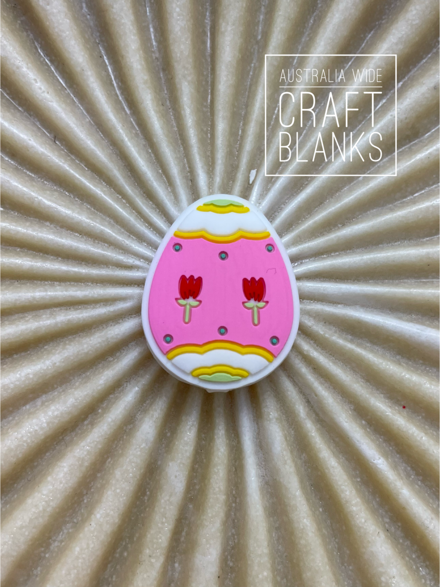 Easter Egg - Silicone Bead - #114