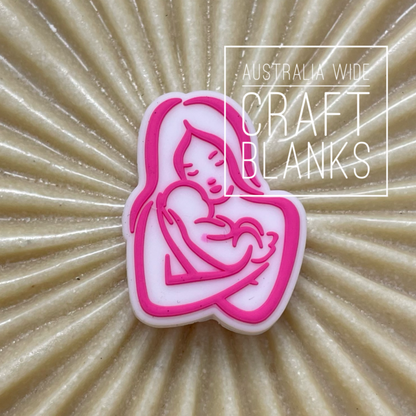 Mother & Child - Silicone Bead - #139