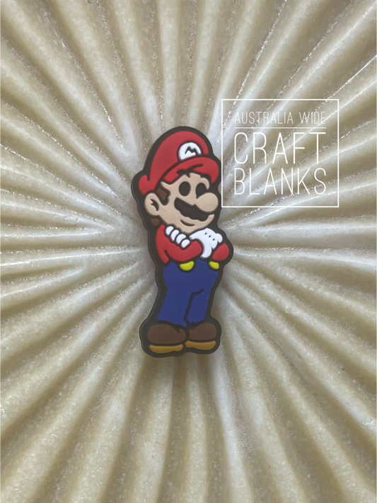 Mario standing - Silicone Bead - #2