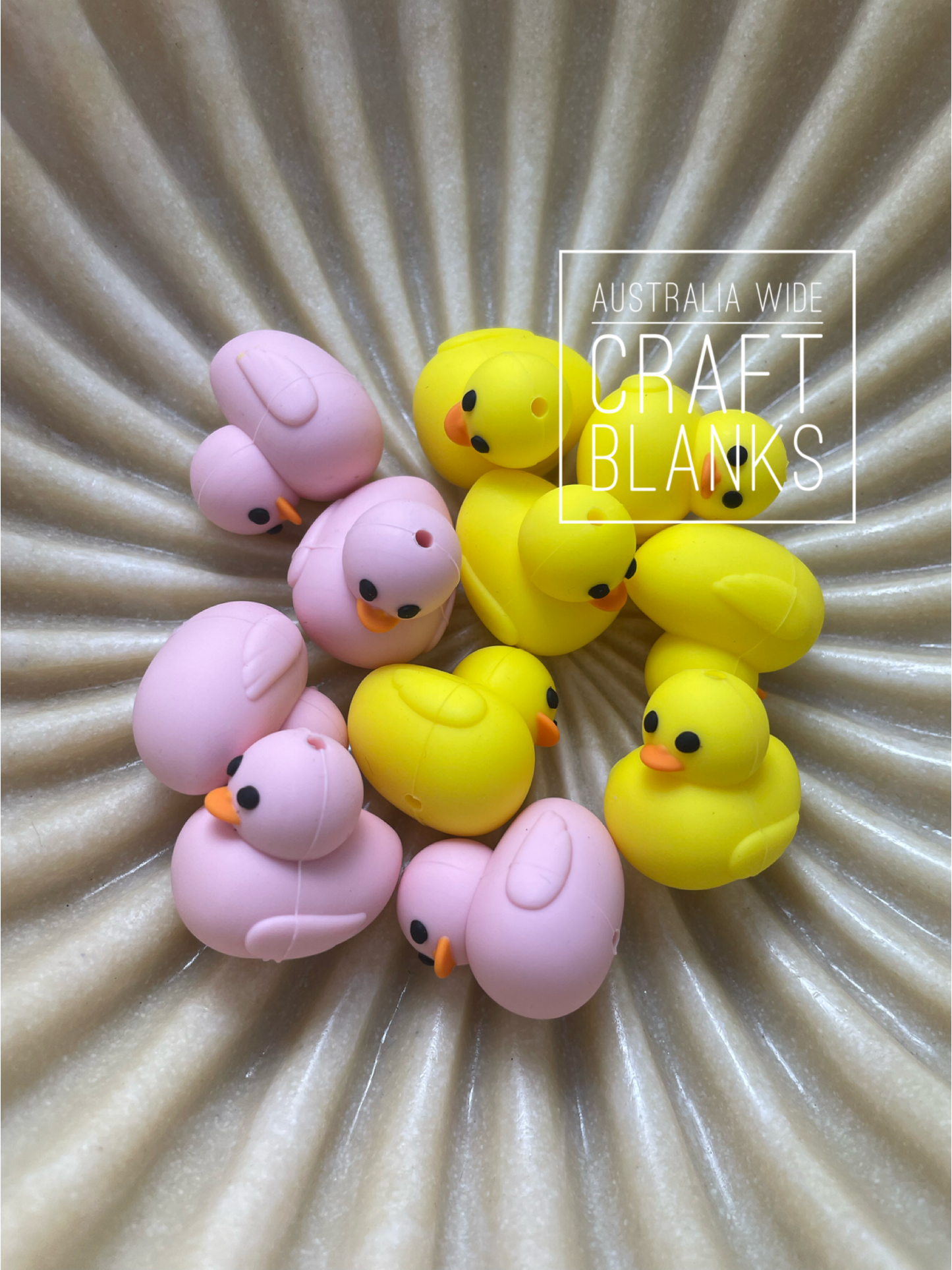 Rubber Duckie - Silicone Bead - #187