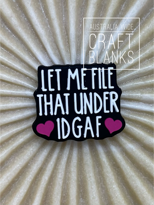 IDGAF - Silicone Bead - #42