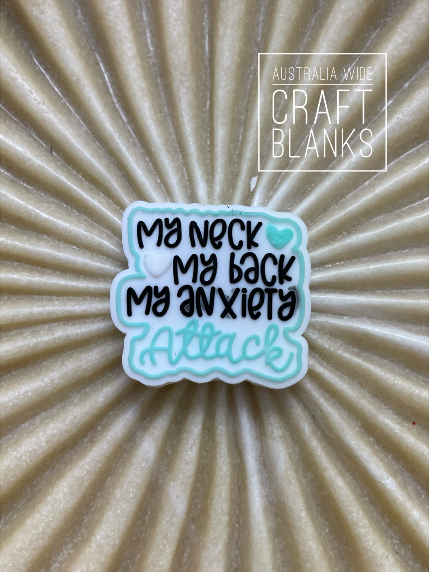 My neck, my back - Silicone Bead - #139