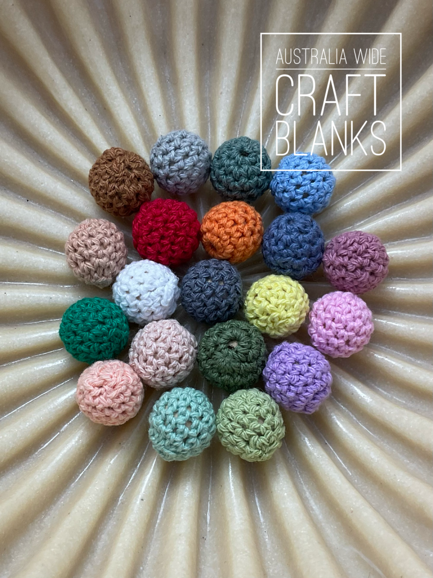 Crochet Beads - 16mm