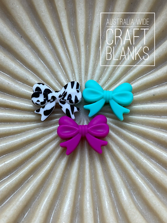 Bow - Silicone Bead - SALE - #38