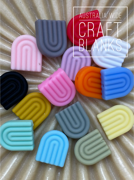 Rainbow Arch - Silicone Bead - SALE - #32