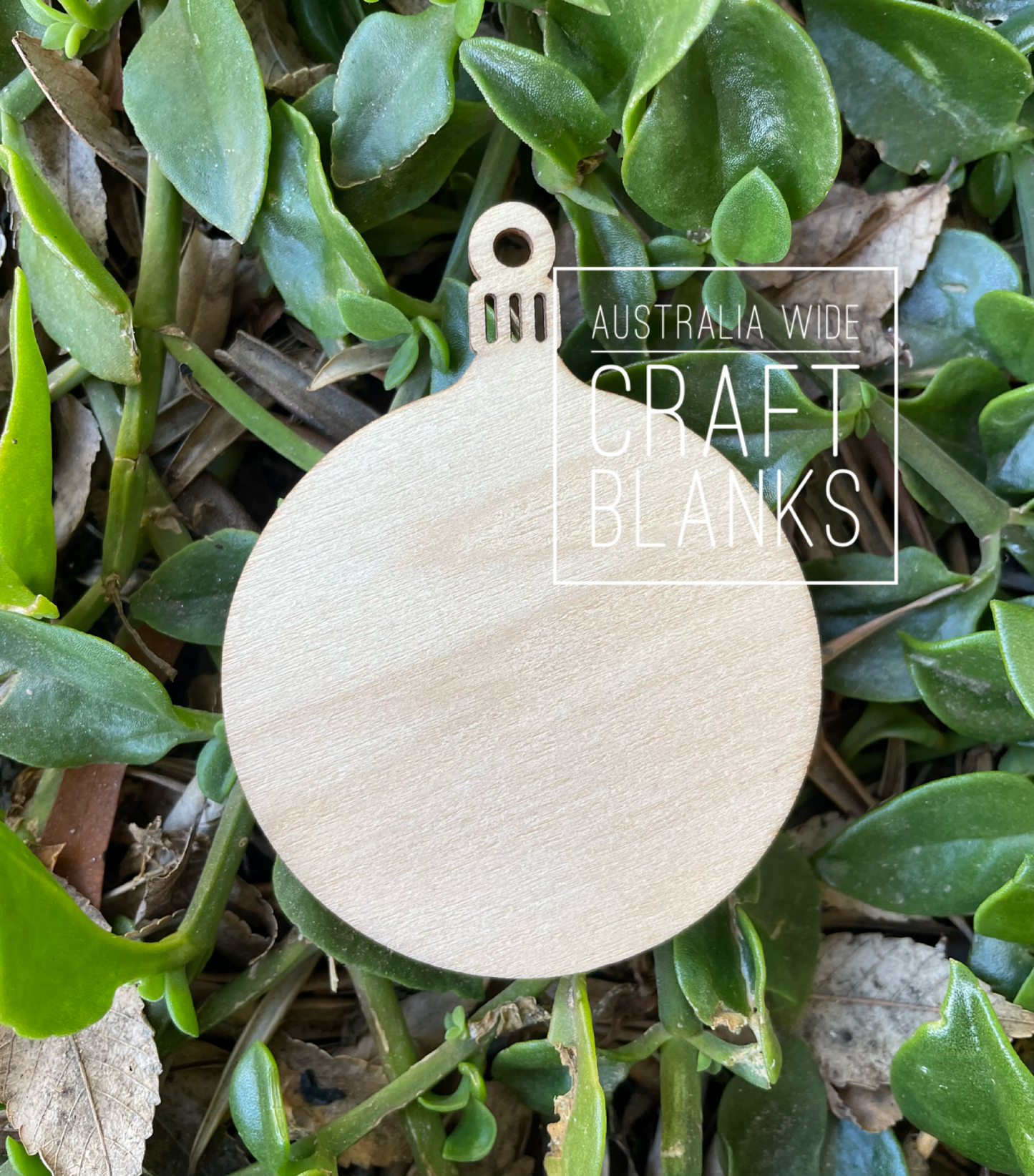 Wooden Christmas Ornament / Gift tag