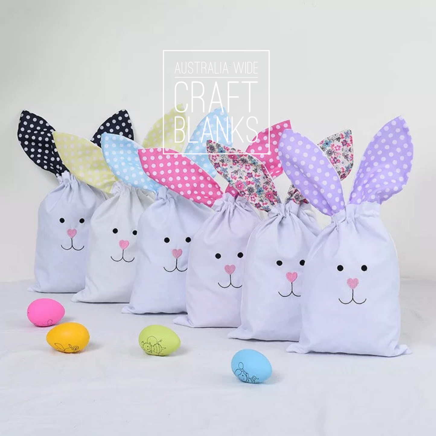 Easter Bunny Drawstring Bag