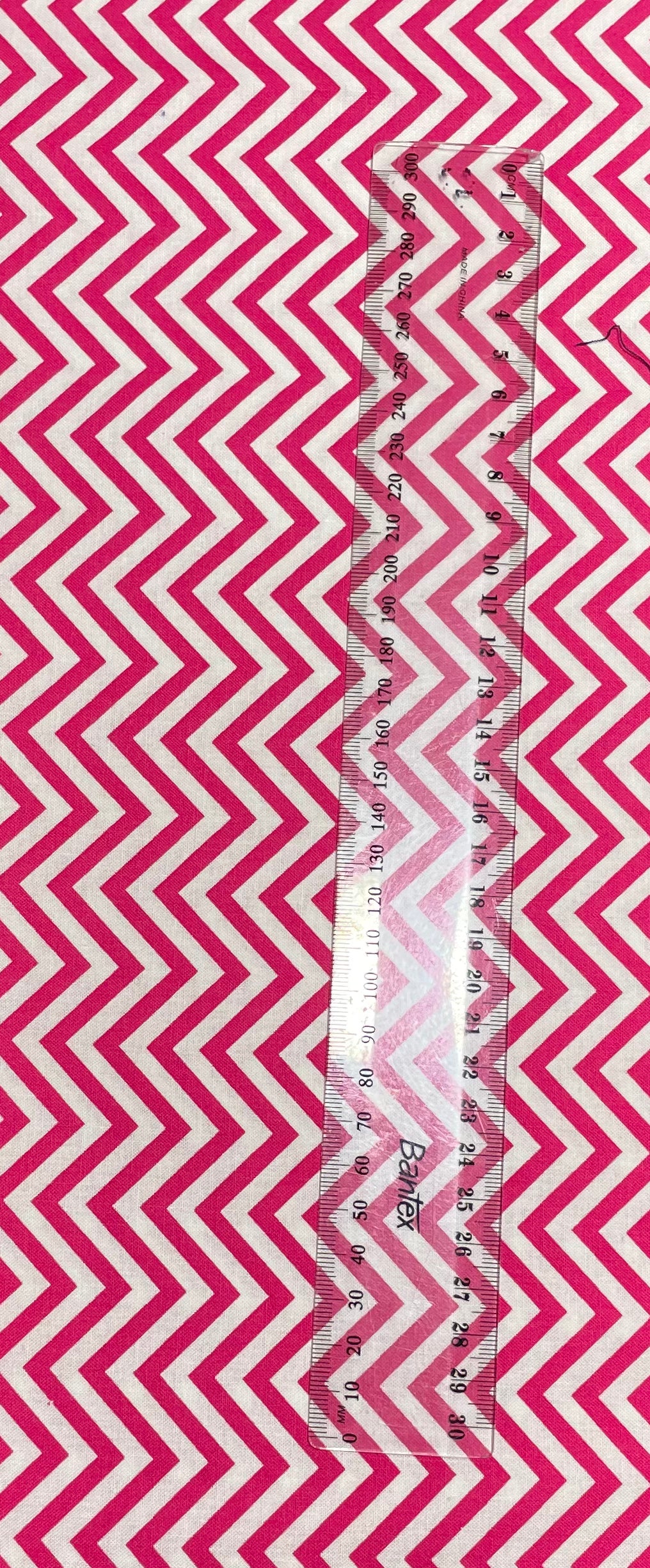 Fabric - Hot Pink Chevron